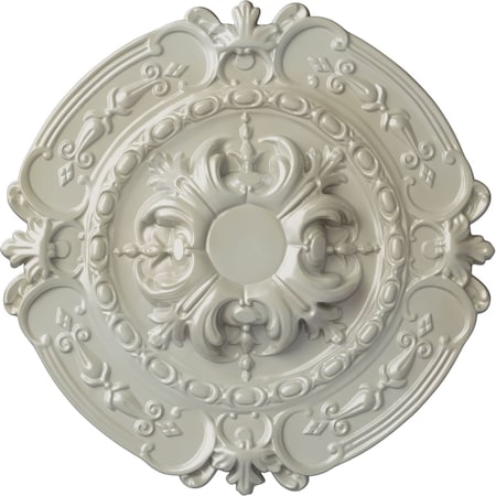 Ekena Millwork Southampton Ceiling Medallion (Fits Canopies up to 2 3/4"), 16 3/8"OD x 1 3/4"P, Flash Blue CM17SOFBS